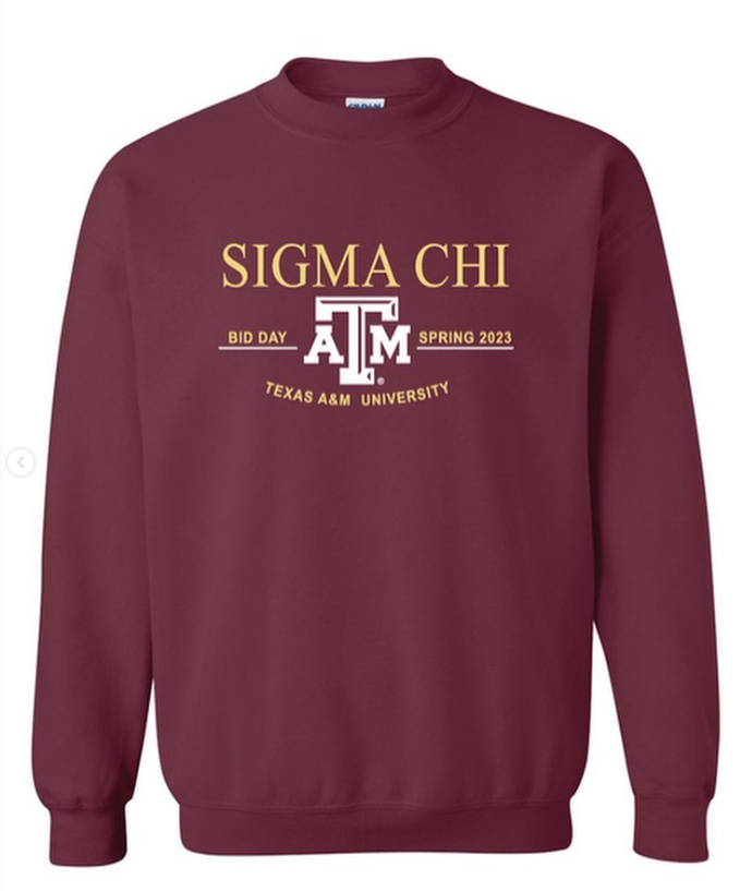 Spring 2023 Bid Day Sweatshirts