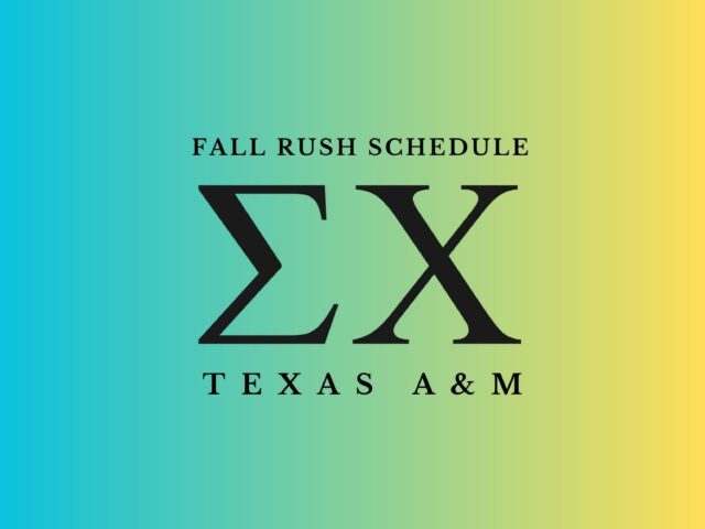 Fall 2023 Recruitment Schedule